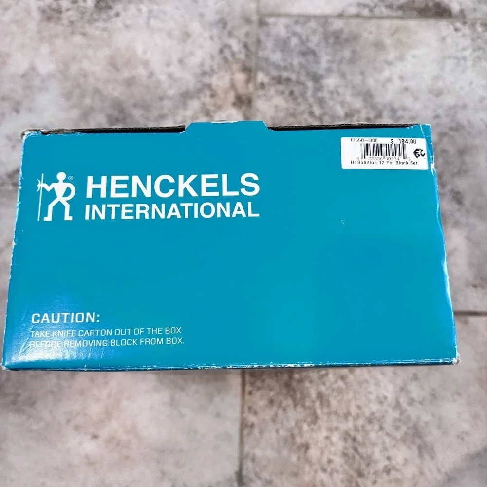 Henckels Inter Solution Fine Edge Stain Resistant Steel 12 Piece Knife Set
